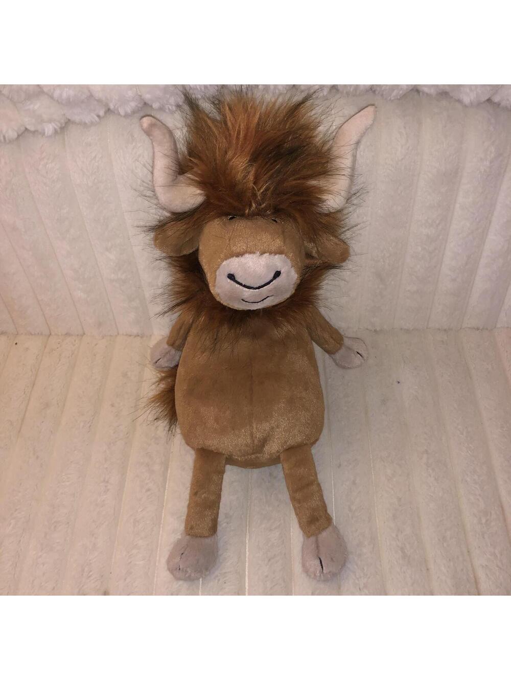 JELLYCAT 13” RAMONE THE BULL LONGHORN BUFFALO BROWN COW PLUSH RETIRED